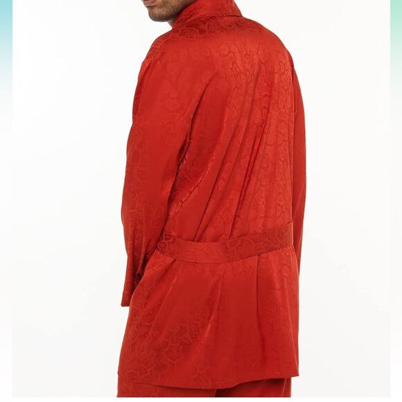 Savage X Fenty Mens Robe/Smoking Jacket size medium - Picture 2 of 9